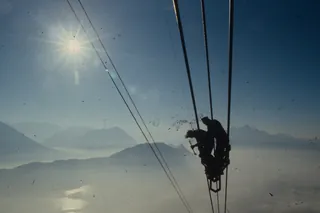 Rigi, cable car Weggis-Kaltbad (ca. 1975)