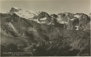 Titlis 3239 m and Reissend Nollen from Rigi (ca. 1940)