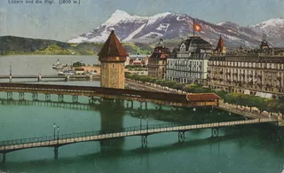 Lucerne and the Rigi (1800 m.) (vor 14.08.1921)