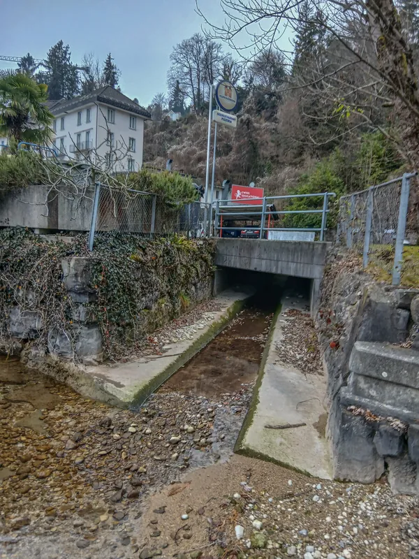 Mündung des Vorder Lützelaubachs in den Vierwaldstättersee, Weggis LU 20251226-jag9889 (2025-12-26 14:43:38)
