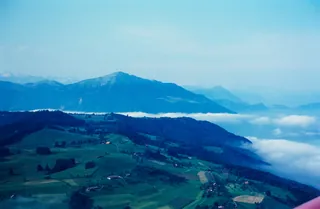Zugerberg and Rigi, view to the south (S) (8/1985)