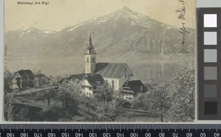 Walchwyl mit Rigi (1909)