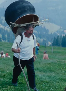 Rigi, alpine elevator (ca. 1974)
