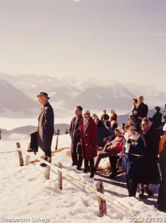 Winterimpressionen auf der Rigi (zwischen 1950 und 1980)