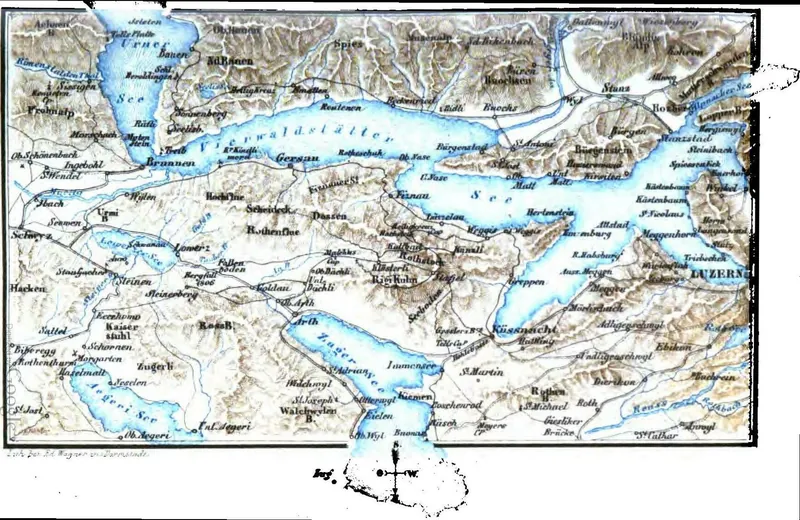 Die Schweiz: Handbuch für Reisende