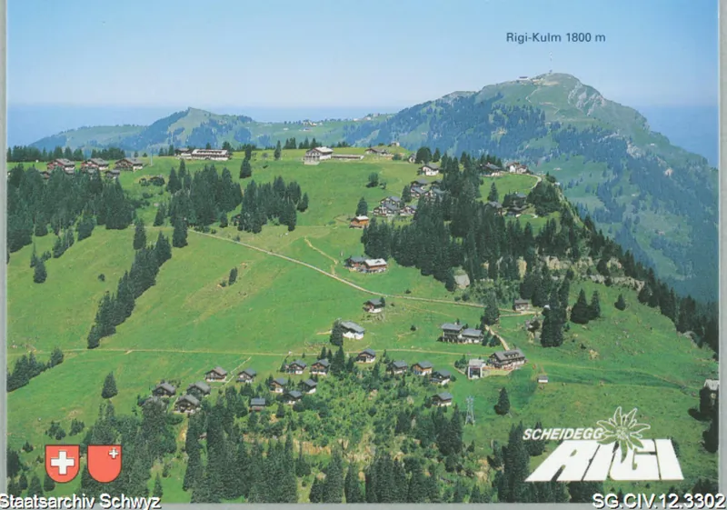 Rigi Scheidegg: Flugaufnahme (keine Angabe)