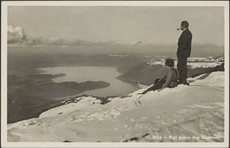 Blick von Rigi gegen den Zugersee (1939)