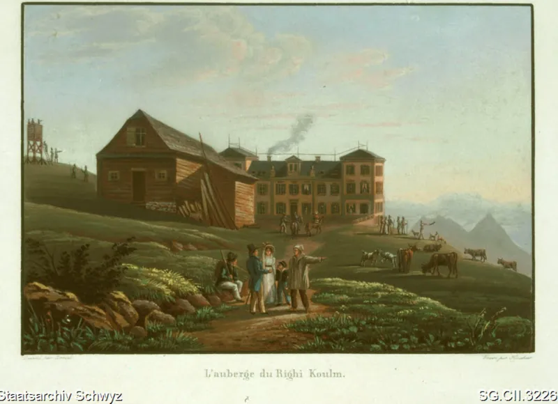 Hotel und Gasthaus Rigi-Kulm (nach 1847)