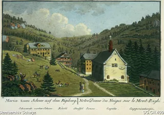 Kapelle Maria zum Schnee und Dörfli Rigi-Klösterli (1800 - 1830)