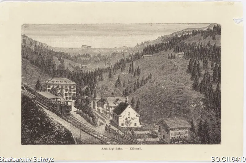 Rigi-Klösterli und die Arth-Rigi-Bahn (1880 - 1900)