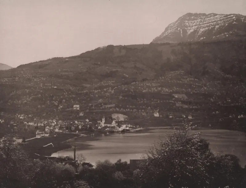 Küssnacht mit Rigi (ca. 1890)