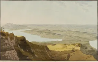 Die Aussicht vom Rigi , gegen Luzern = Vue du Rigi vers le Canton de Lucerne (1807)