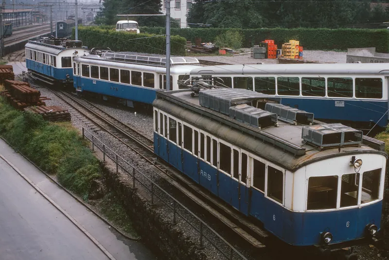 Arth, Goldau, Arth-Rigi-Bahn ARB, today Rigibahnen AG (9/1974)