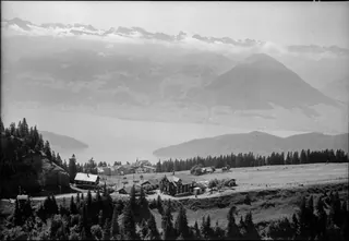 Rigi Relay with Lake Lucerne, and, Alps (25.07.1950)