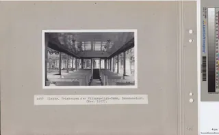 Elektrischer Triebwagen.der Vitznau- Rigi -Bahn, Innenansicht (ca. 1937)