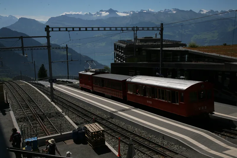 Weggis, Rigi Kaltbad-First, former VRB station, today Rigi Bahnen AG RB (07.08.2016)