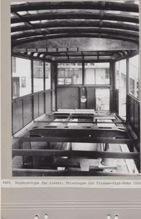 Wagengerippe für Elektrischer Triebwagen der Vitznau- Rigi -Bahn (ca. 1937)