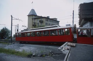 Rigi-Kaltbad, VRB railcar Bhe 2/4 (8/1994)
