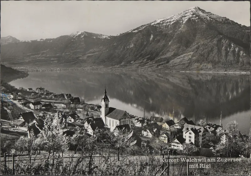 Kurort Walchwil am Zugersee mit Rigi