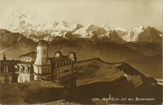 Rigi Kulm with the Bernese Alps (vor 06.09.1919)