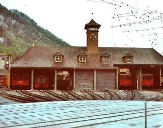 Vitznau Rigi Bahn Depot (1983-08-13)