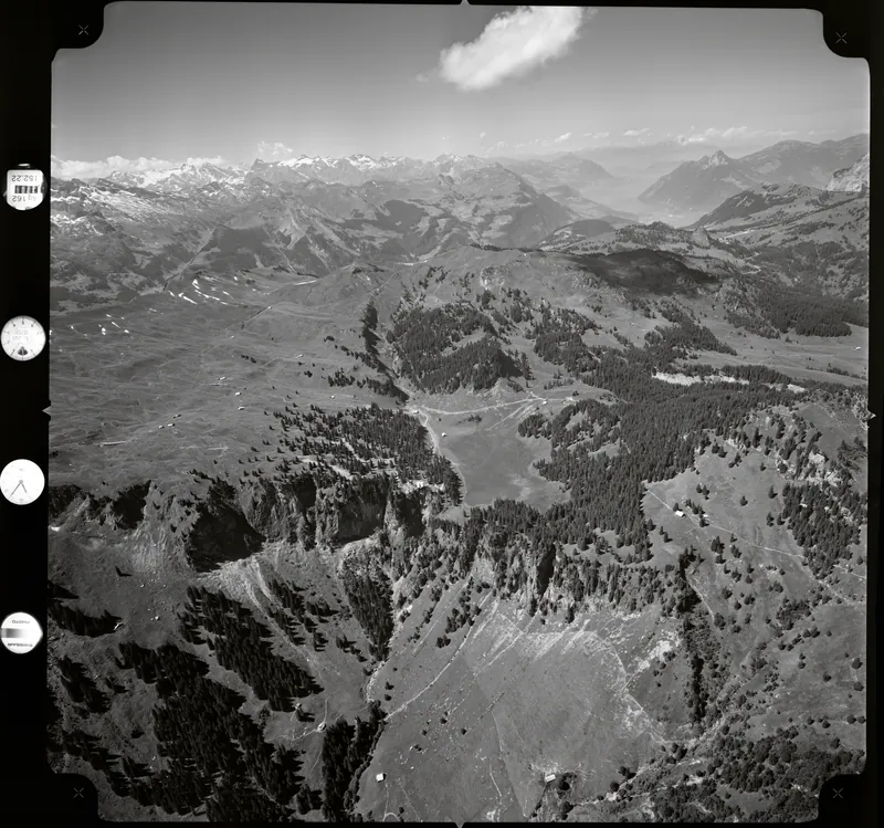 Hoch-Ybrig, Uri Rotstock, Rigi (28.07.1970)