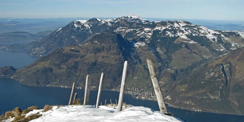 Gersau on the south flank of the Rigi (17.12.2013)