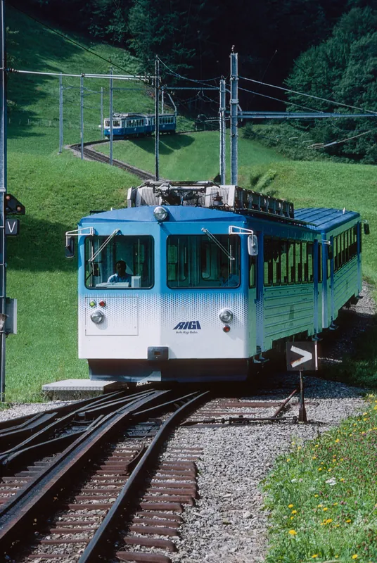 Arth, Goldau, Arth-Rigi-Bahn ARB, today Rigibahnen AG (8/1994)
