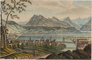 CH-NB - Grafiken Orts- und Landschaftsansichten - GS-GRAF-ANSI-LU-11 (1750)