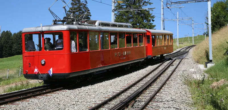 Weggis, Rigi Kaltbad-First, former VRB station, today Rigi Bahnen AG RB (07.08.2016)