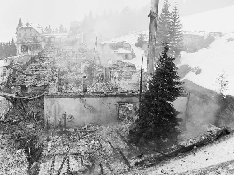 Grand-Hotel Rigi Kaltbad, Ruine, 1961