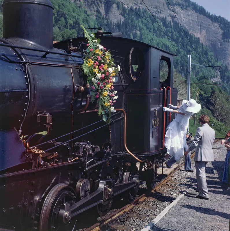 Rigi Kaltbad, Wedding Ride on a Steam Locomotive (1978)