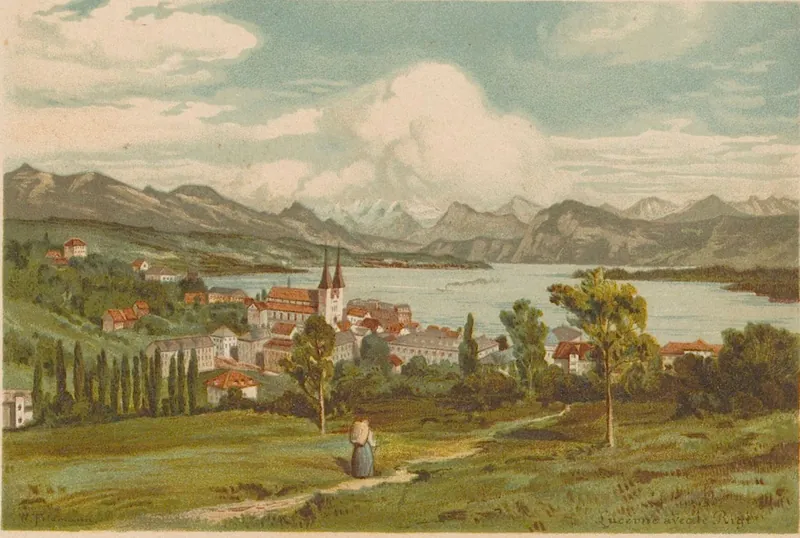 Lucerne avec le Rigi (1880)