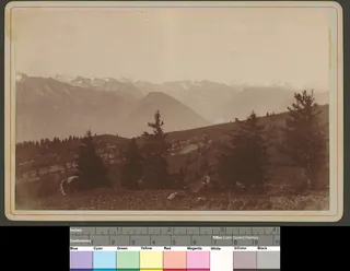 Rigi. Berneralpen vom Kulmweg (1886)