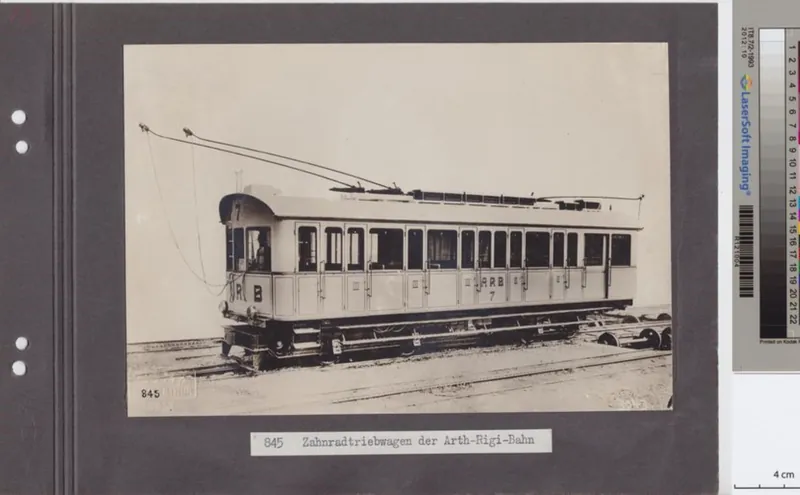 Zahnradtriebwagen der Arth- Rigi -Bahn (ca. 1925)