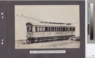 Zahnradtriebwagen der Arth- Rigi -Bahn (ca. 1925)