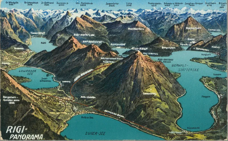 Rigi, Panorama (vor 16.8.1949)