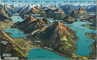 Rigi, Panorama (vor 16.8.1949)