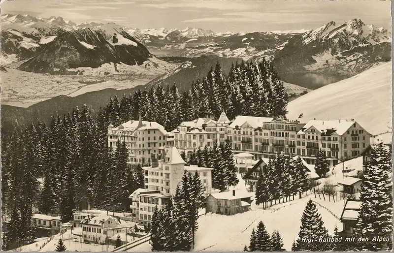 Rigi-Kaltbad, with the Alps (vor 13.2.1943)