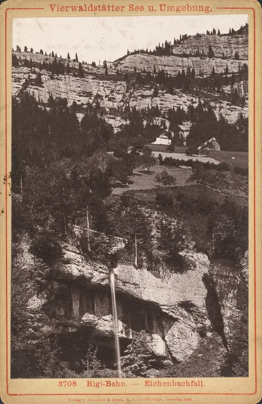Rigi Railway, Eichenbach Falls, Lake Lucerne and surroundings (1890)