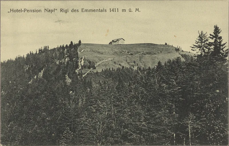 Hotel-Pension Napf, Rigi of the Emmental 1411 m (vor 10.08.1922)