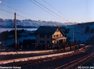 Bergstation Rigi Staffel (zwischen 1950 und 1980)