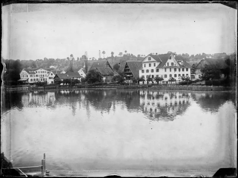 Küssnacht am Rigi , vue partielle (1892)
