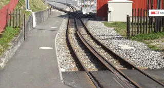 Arth-Goldau Rigibahn points (2014-03-13 11:28:11)