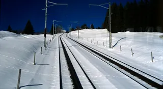 C3.06 zweigleisige Strecke vor Rigi Kaltbad (2009-12-09)