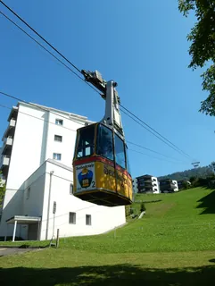 Küssnacht am Rigi, Greppenstrasse, aerial cableway Küssnacht - Seebodenalp (08.09.2015)