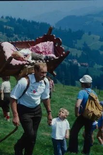 Rigi, alpine elevator (ca. 1974)