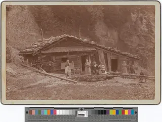 Rigi. Hütte Waldis mit Familie (1886)