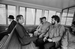 Paul Bühlmann on the occasion of a trip to Rigi, steam train (14.10.1979)