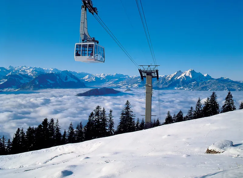 Mt. Rigi 'Queen of the Swiss Mountains' in Winter